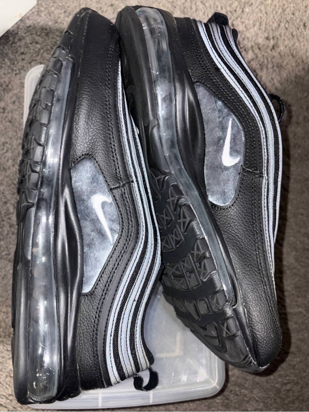 Nike Men's Black Air Max 97 Sneakers SIZE 10 - Picture 5 of 6